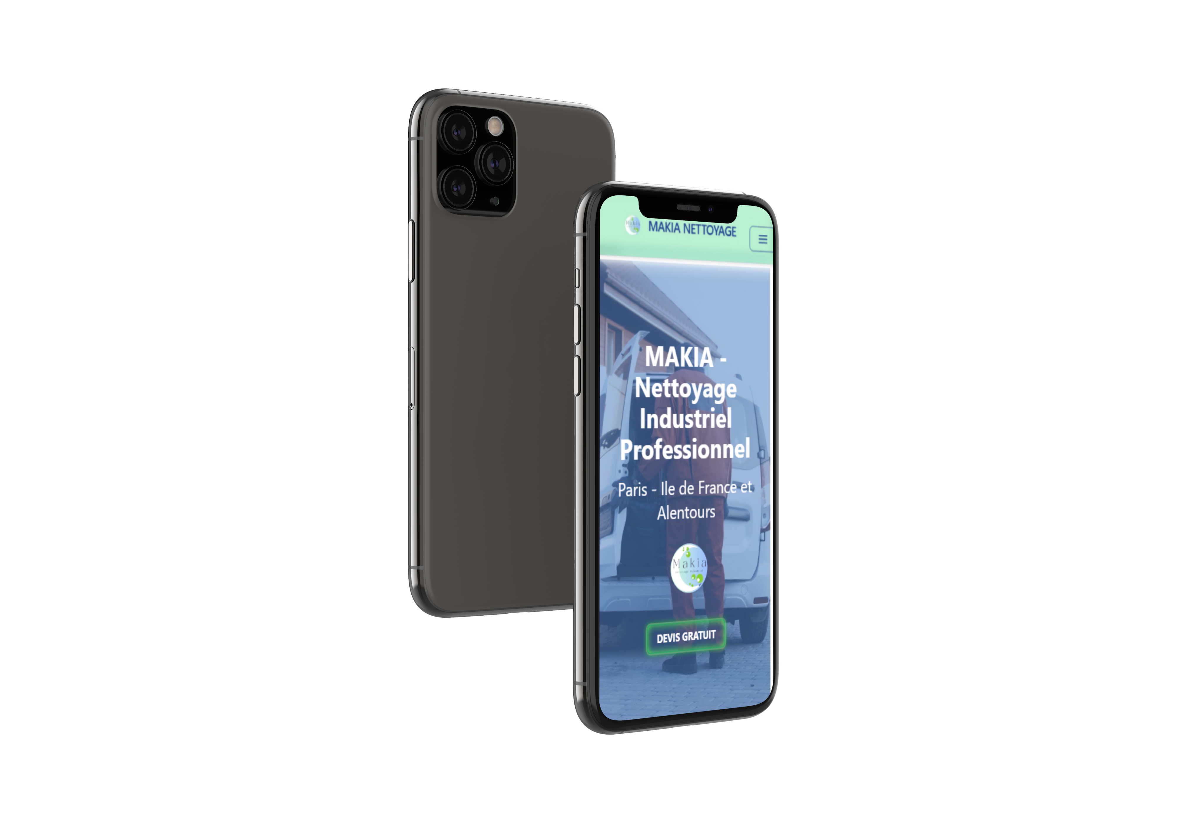 Rendu Mobile - Société de Nettoyage Industriel